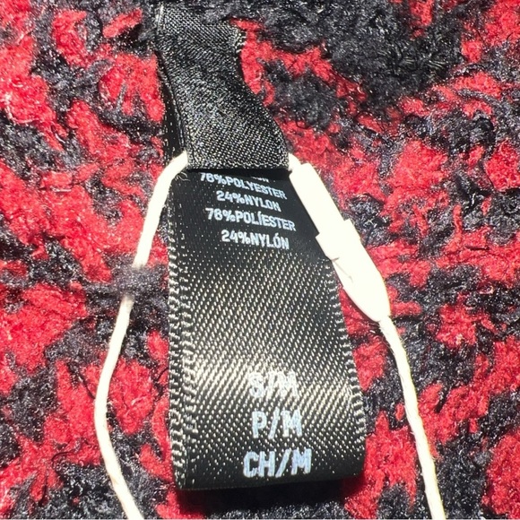 SKIMS Cozy KNIT UNISEX HOODIE/PULLOVER |Color: BRICK BUFFALO CHECK| RARE NEW/NWT - Picture 10 of 11